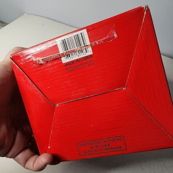 Ceramic hand painted large Christmas winter large mug snowman - Picture 7 of 7